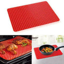 Pyramid Pan Silicone baking Tray Cooking Mat Non Stick Oven New Reducing. T4Q8