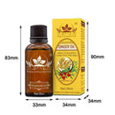 30ML 100% Natural Plant Ginger Oils Therapy Lymphatic Drainage Massage Comf P2X7