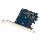 Mini PCI-E mSATA SSD & SATA 3.0 Combo to PCI Express Card Converter 6Gbps