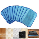 12Pcs Microfiber Wet Mopping Cleaning Pad Cloth for Irobot Braava 380 380T  C9L4