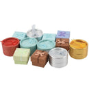 12 PCS Random Color Round and Square Shape Cute Small Gift Box for Ring Ear J6T8