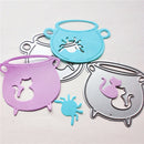 Witch's cauldron Metal Cutting Dies Stencils for DIY Scrapbooking Album Cards JR