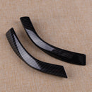 Carbon Fiber Style Rearview Mirror Trim Cover Strip fit for Ford Mustang 2015-17