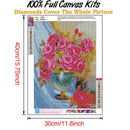 5D DIY Full Round Drill Diamond Painting Flowers Art Embroidery Kits (B907)