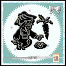 Pull Radish Embossing Metal Cutting Dies Stencils for Scrapbook Album Paper