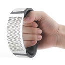 Stainless Steel Garlic Press Crusher Manual Rocking Mincer Squeezer Kitchen
