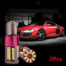 2Pcs T10 3014 57SMD LED Light Bulb Lamp Wedge Light Canbus Error Free White