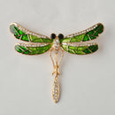 Fashion Rhinestone Dragonfly Brooch Pin Lapel Stick Insect Animal Jewelry