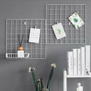 Multi-Function Iron Metal Grid Decor Photo Frame Wall Art DisplayJ Gw
