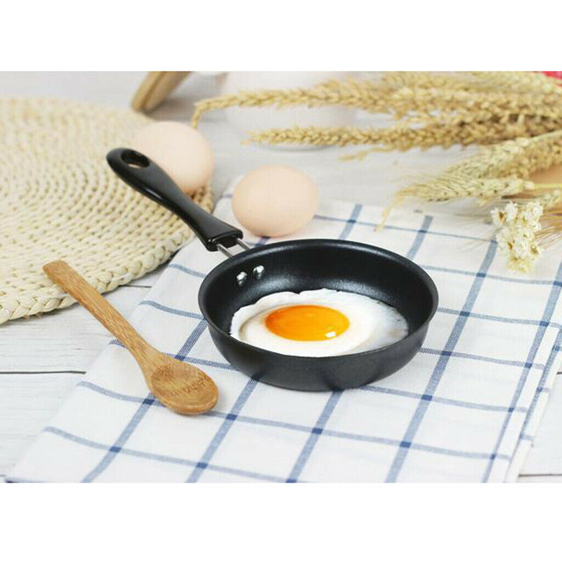 1 Set Mini Nonstick Egg Pan & Spatula Mini Frying Pan Iron Skillet Kitchen