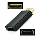 Adaptor Converter Display Port DP Male To HDMI Female Adaptor For HDTV Portable