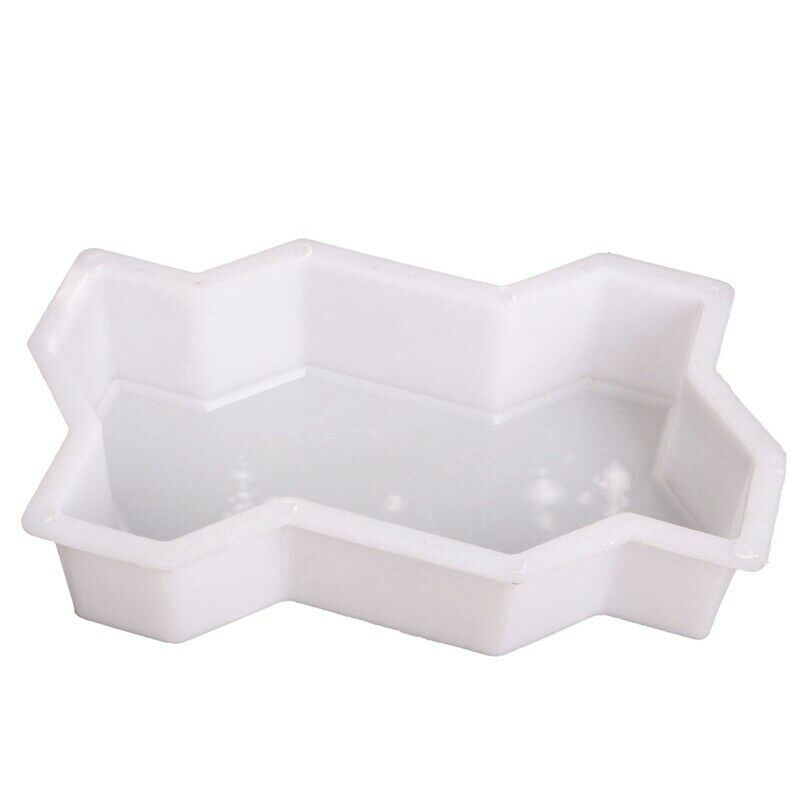 Three Waveform Garden Path Plastic Concrete Paving Brick Mold Diy Walkway C