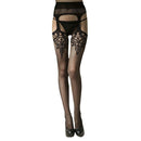 Women Mock Suspender Garter Fishnet Net Pantyhose Glamour Stockings Tights