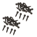40pcsFishing Line Holder Quick Change Beads Hook Link Hair Rigs Connector