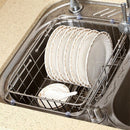 Multifunctional Stainless Steel Sink Draining Racks Holders Retractable Dis
