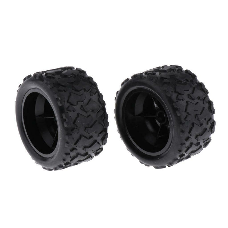 2pcs RC Car Plastic Tires, Tires Wheels For 1:18 All-Terrain Vehicle RC Car