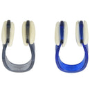 Swimming, diving, plastic nose clip screen protector, 2 pieces, blue / blac H3P9