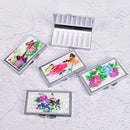 Rectangle Portable Metal Pill Box Medicine Tablet Storage  Vitamin Container 3C