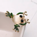 Summer Shape Brooch Green Artificial Opal Corsage Girl Kid Suit Dress Jacke B6V2