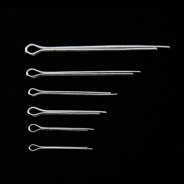 555pcs Cotter Pin Assortment Kit Case Steel Clip Key Large Pro Shop Set