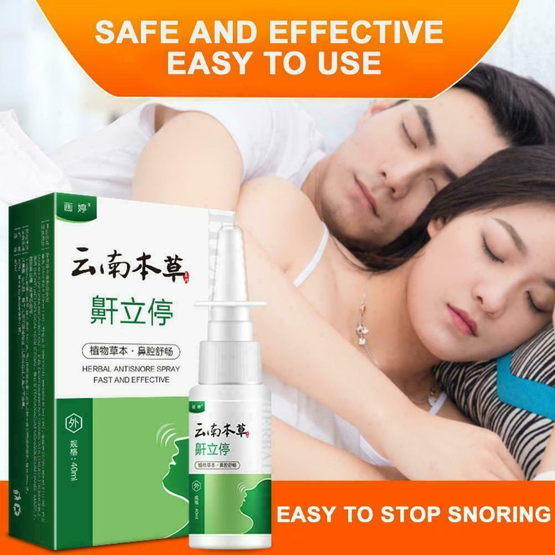 Snore Solutions ZhongJian Snoring Stop Relief Apne Sleep Nostril Spray J4Y2