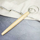 Bread Dough Whisk Mixer Egg Beater Wooden Accessories Tool Home Kitchen