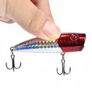 6.5cm 10g fishing lures hard baits artificial popper crankbait wobblers bait FT