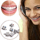 20 X Dental Metal Brackets Brace Orthodontic Standard MBT 345 New 022 hooks N8O4