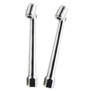 2Pcs Durable Tire Pressure Gauge (0-200PSI) Metal Made Nozzle for Car Vehicles