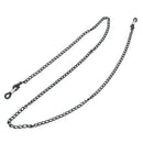 5X( Fashion Black Metal Sunglasses Eyeglass Chain Adjustable Ends Glasses  T4W6)