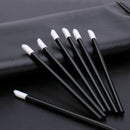 100Pcs Disposable Lip Brush Gloss Lipstick Wands Applicator Brush Makeup Tool
