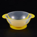 Baby Infants feeding Bowl With Sucker and Temperature Sensing Spoon P9U8