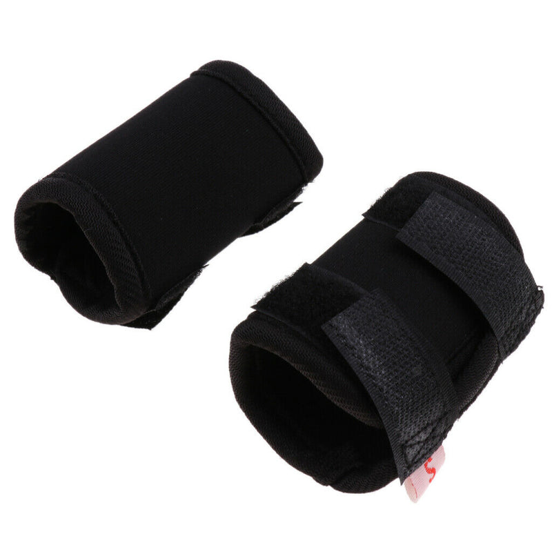 4x Knee Brace For Dog Hock Protector Dog Surgical Injury Feet Cover Black