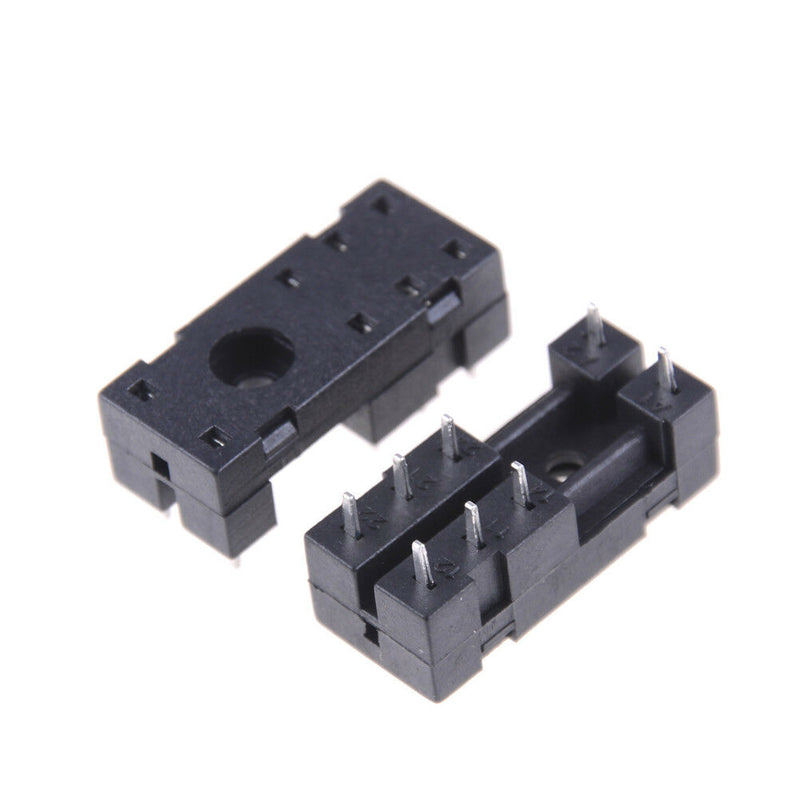 5x PCB Plug-in Type G2R-2 8 Pin Relay Sockets Bases S Bj
