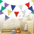 12 Flags Multicolor Flag Cotton Banner Pennant Wedding/Birthday Party Decor