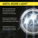 7 Inch Round LED Light Headlights Hi/Lo Beam Angle Eyes For Wrangler JK  N uW