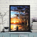 5D DIY Full Round Drill Diamond Painting Wild Duck Cross Stitch Mosaic Kit