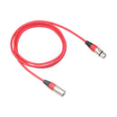 3 Pin XLR Male to Female Extension Cord Cable Audio Wire Microphone Amplifier