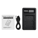 NP-FZ100 Battery Charger LCD Display USB Input Compact For Sony Alpha 9 A9 9R