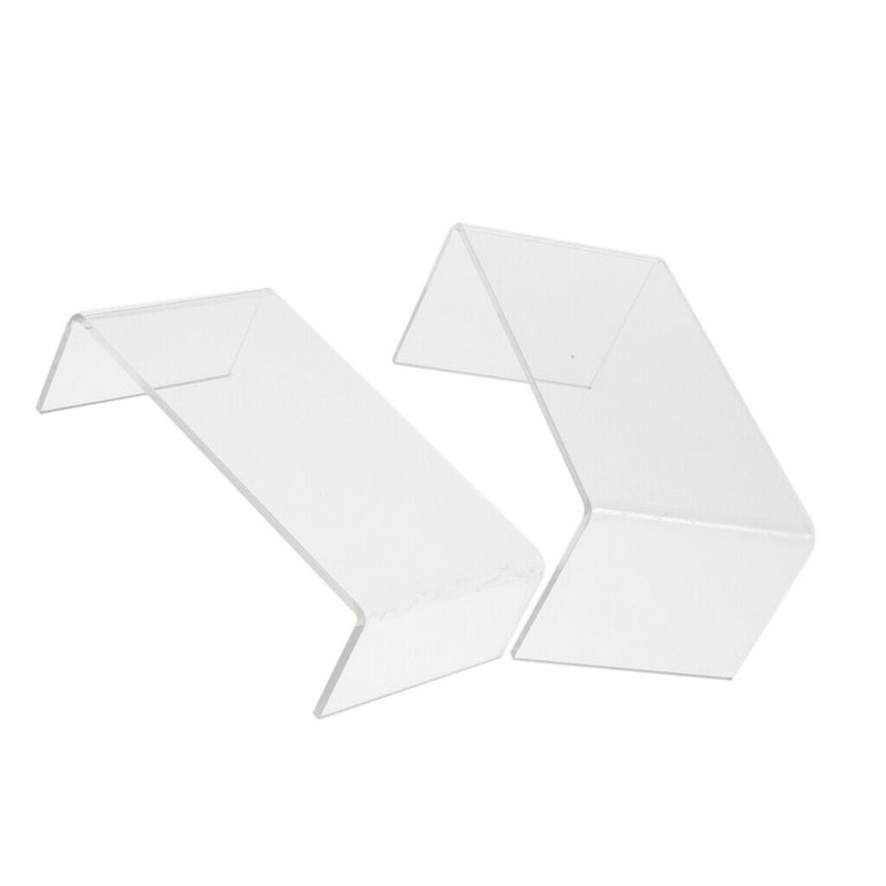 Acrylic Riser Display Shelf for Amiibo Funko Pops Figures Clear