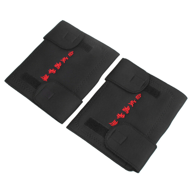 2 Pcs Knee Brace Support Spontaneous Heating Protection Magnetic Therapy Be