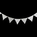 2.5 m beige lace Pennant Pennant decoration party wedding event B6O4