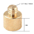 2x Threaded Screw Adapter  3/8"-16 Female to 1/4"-20 Male fr DSLR Tripod