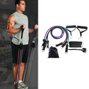 Resistance Bands Fitness Elastic Band Set, 10pcs/ 75lbs Exercise Bands Expander