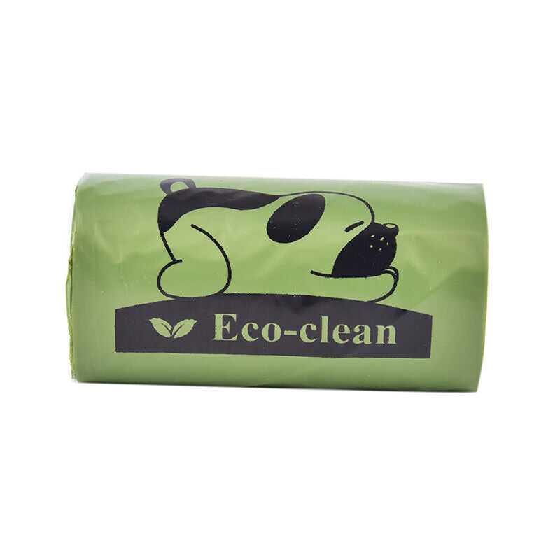8Rolls/120Pcs Degradable Pet Waste Poop Trash Bags Dog Cat Cleaning GarbageS Hn