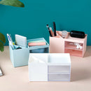 Nordic Style Multifunctional Plastic Pen Holder Desk Organizer Cosmetic Sto