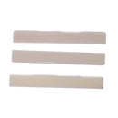3x Ukulele Bridge Saddles Bone Carved Replacement Parts for Guitar Uke Parts