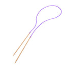 18 Set 80CM Smooth Bamboo Circular Knitting Needles Pins Size 2.0mm-10mm  O Ew