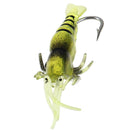 5pcs/lot Shrimp Fishing Lures Artificial Soft Insect Bait Silicone Ba_