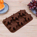 Silicone Snowman Cake Chocolate Mold DIY Fondant Cookie Baking Tool